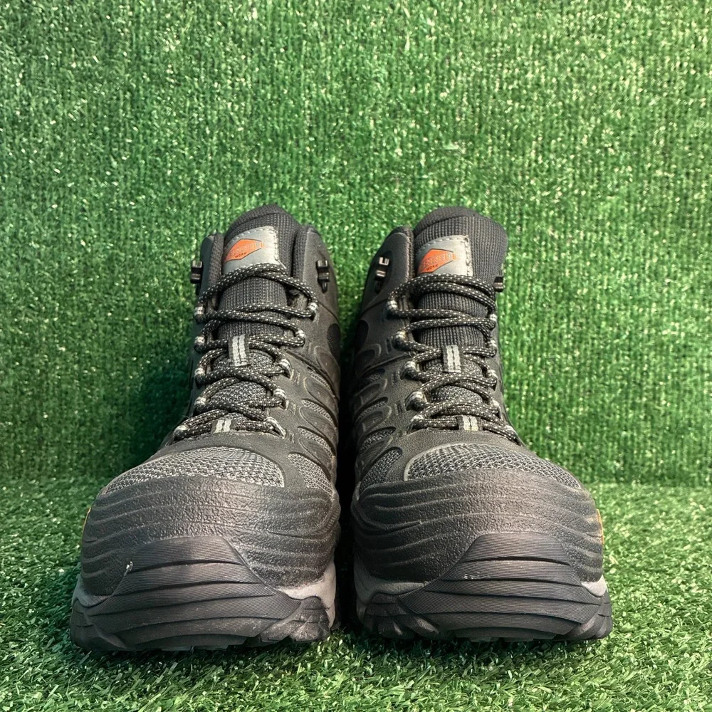 Merrell Moab Velocity Mid Waterproof Carbon Fiber Tactical Boots Black Mens 11 M